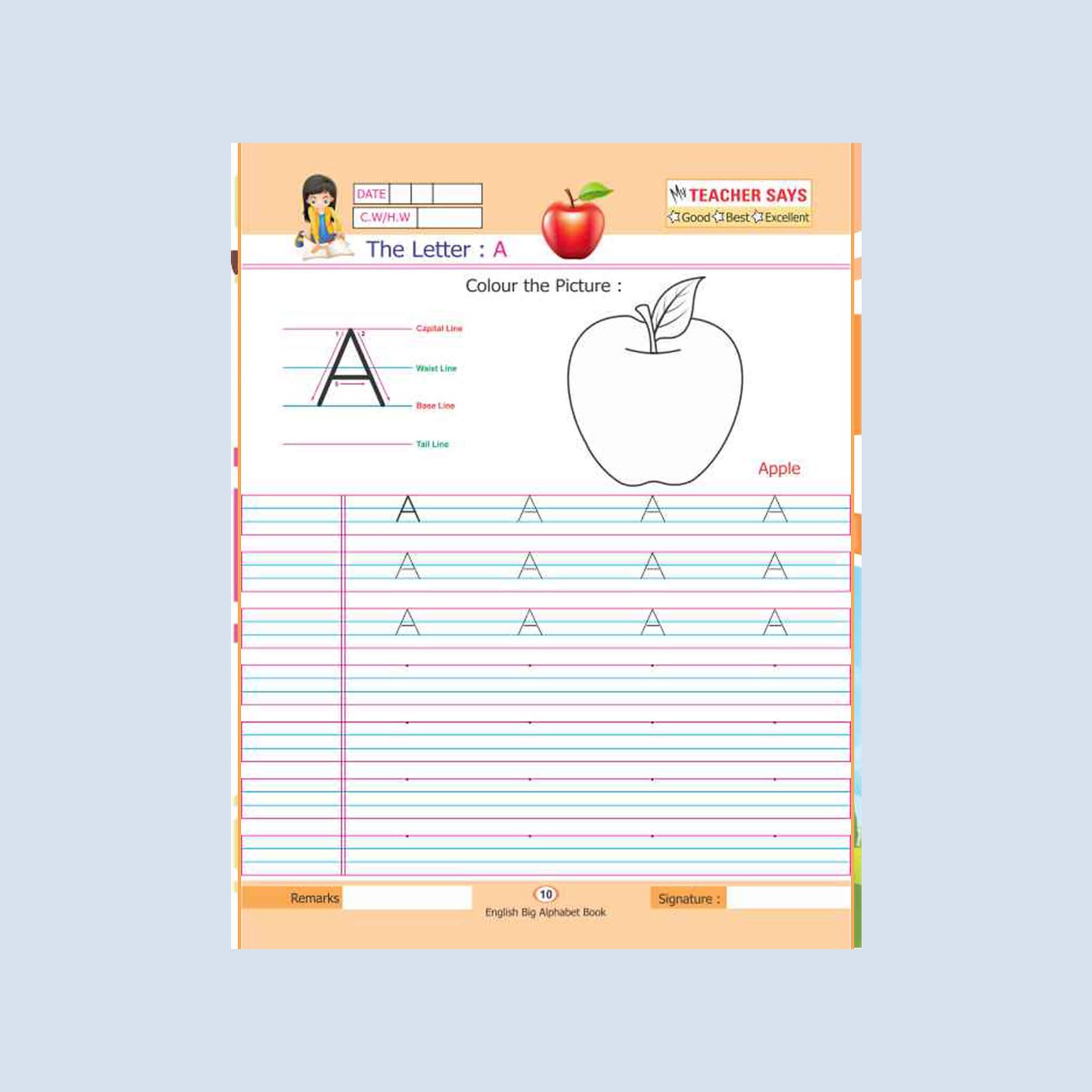 English Alphabet Capital Letters