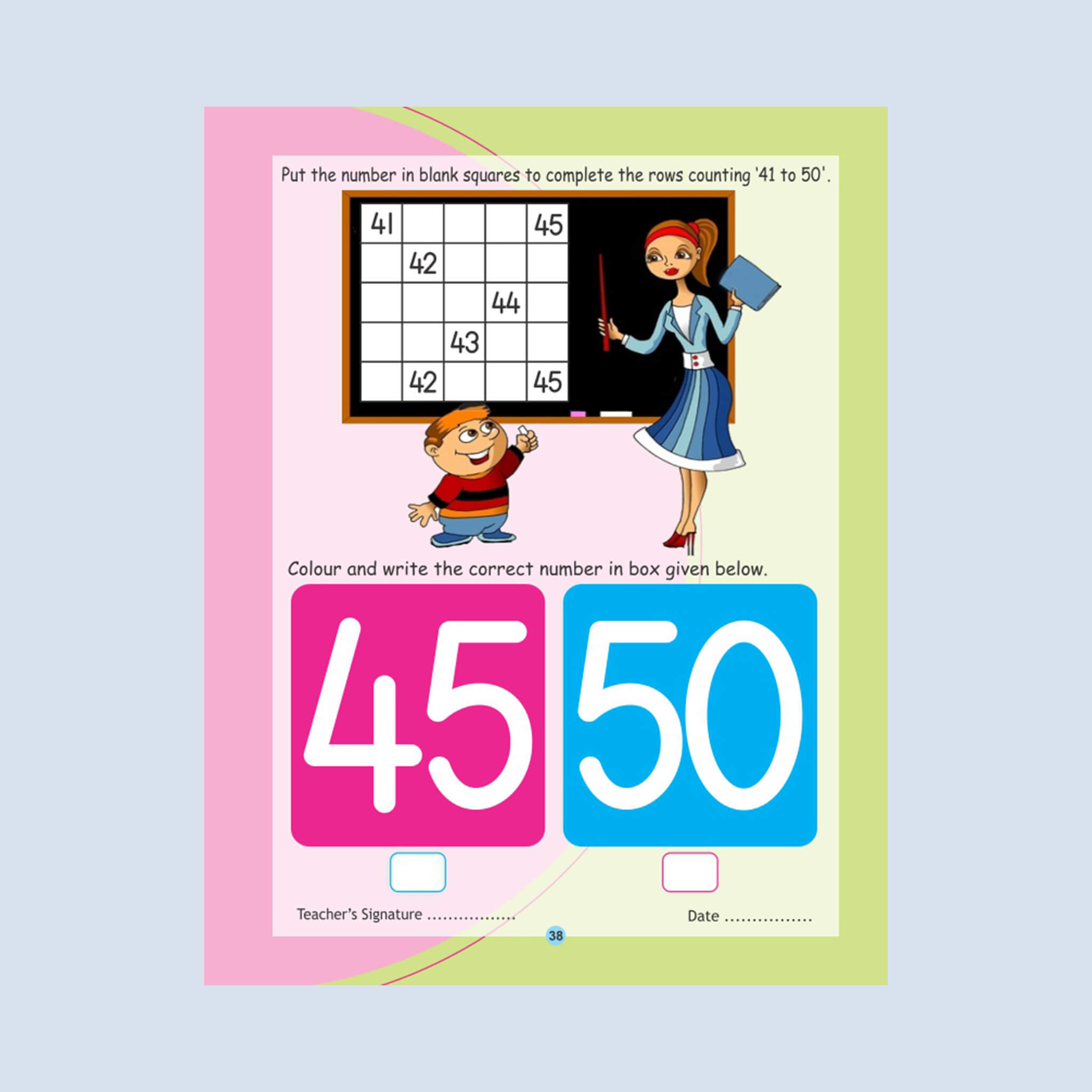 Number (1 to 50)