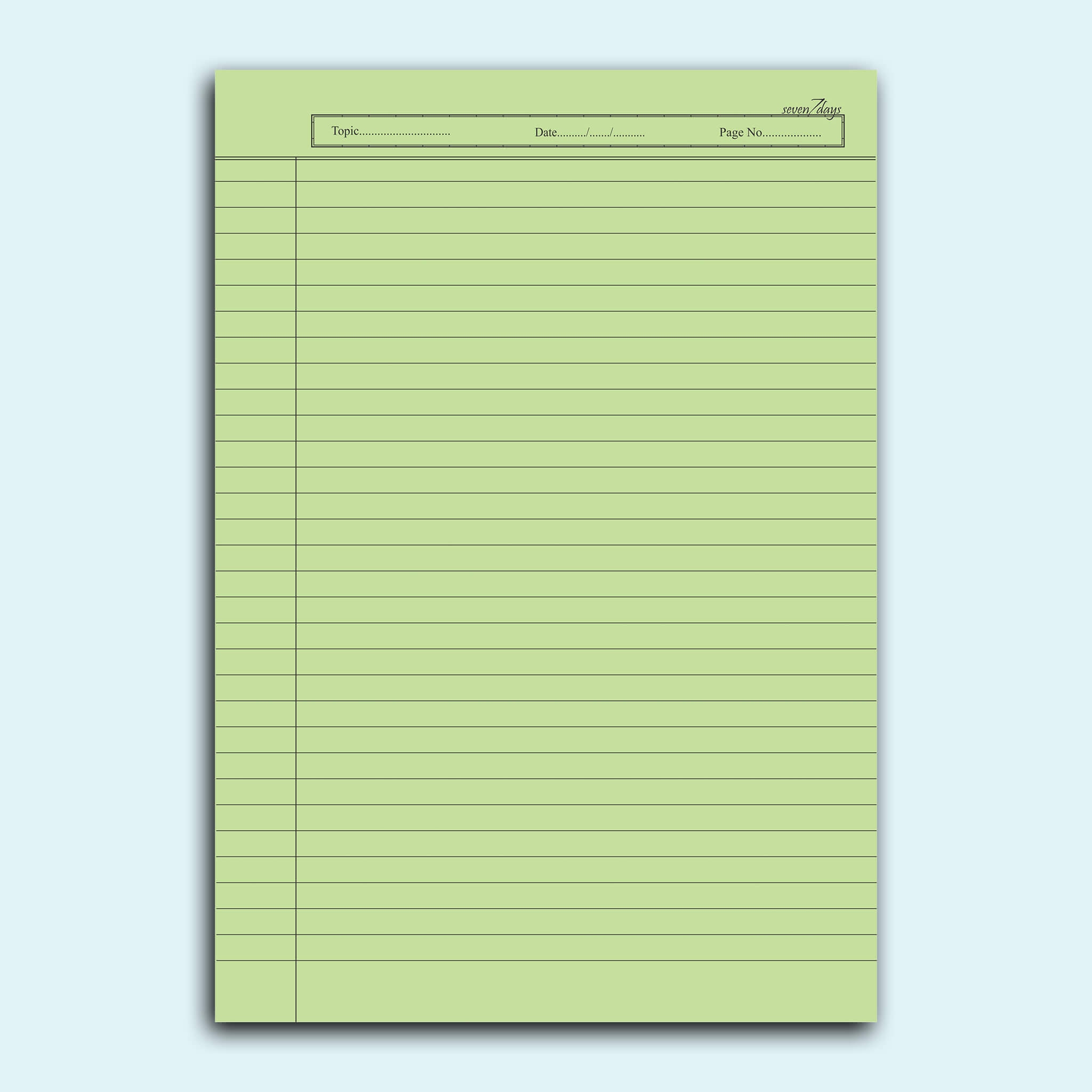 Ruled Sheet 01