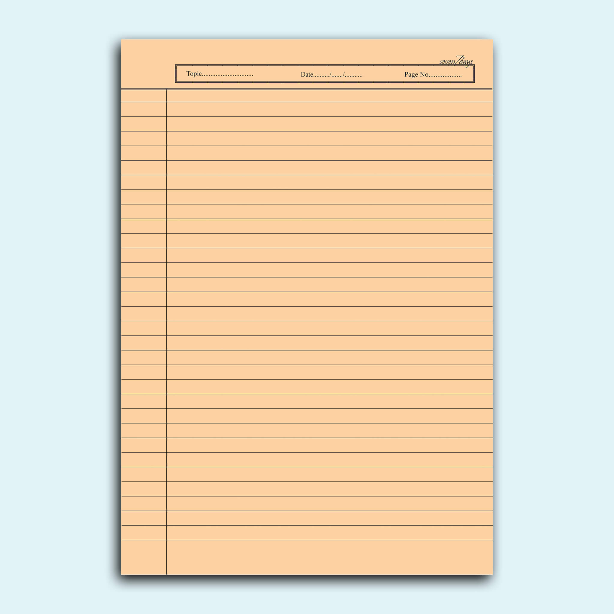 Ruled Sheet 03