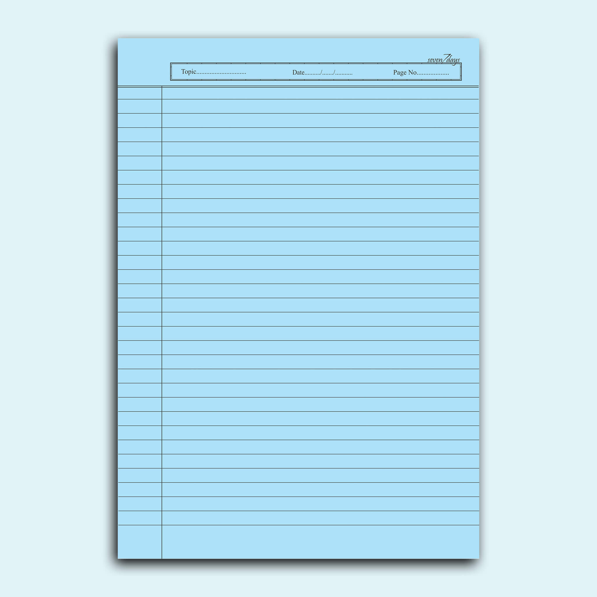 Ruled Sheet 04