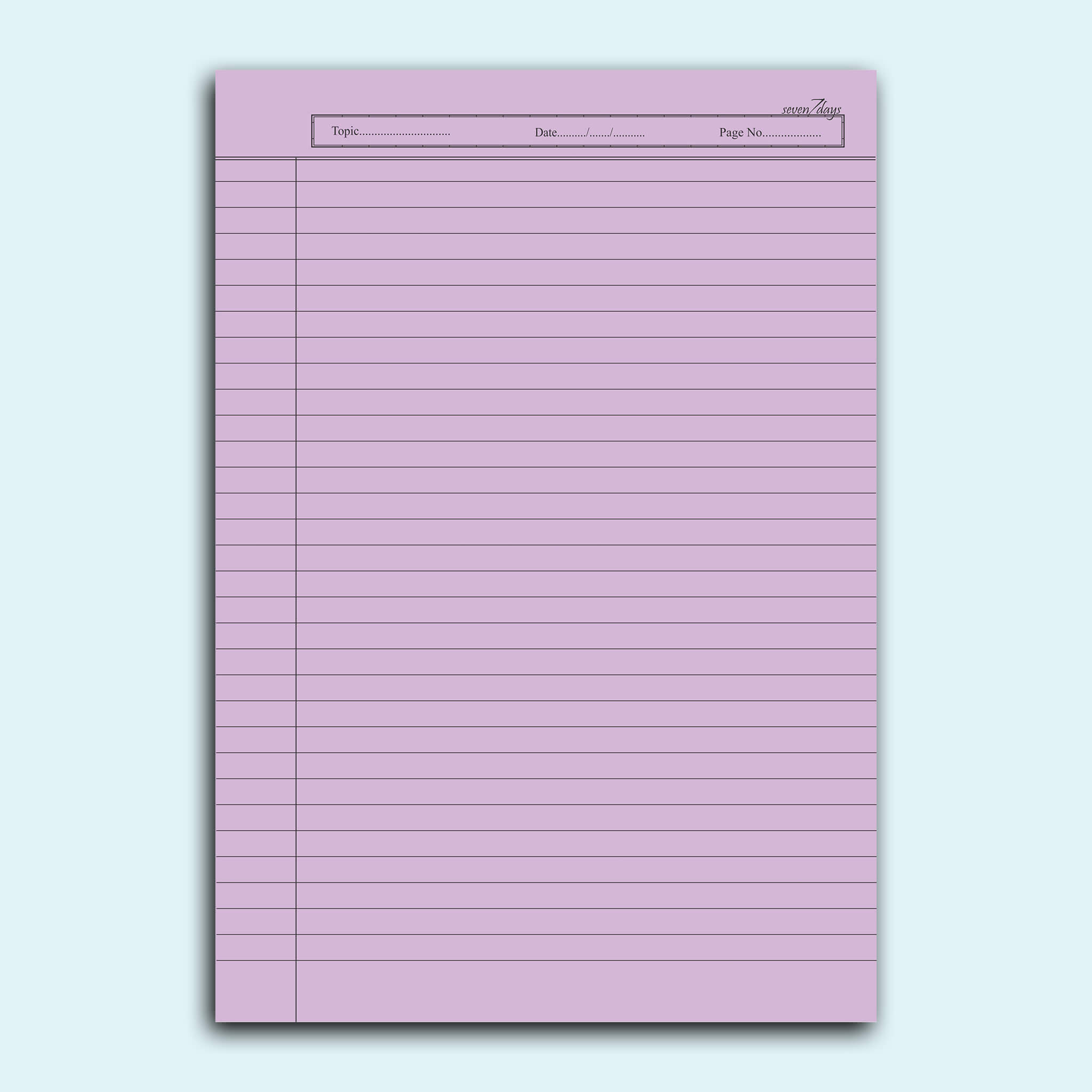 Ruled Sheet 05