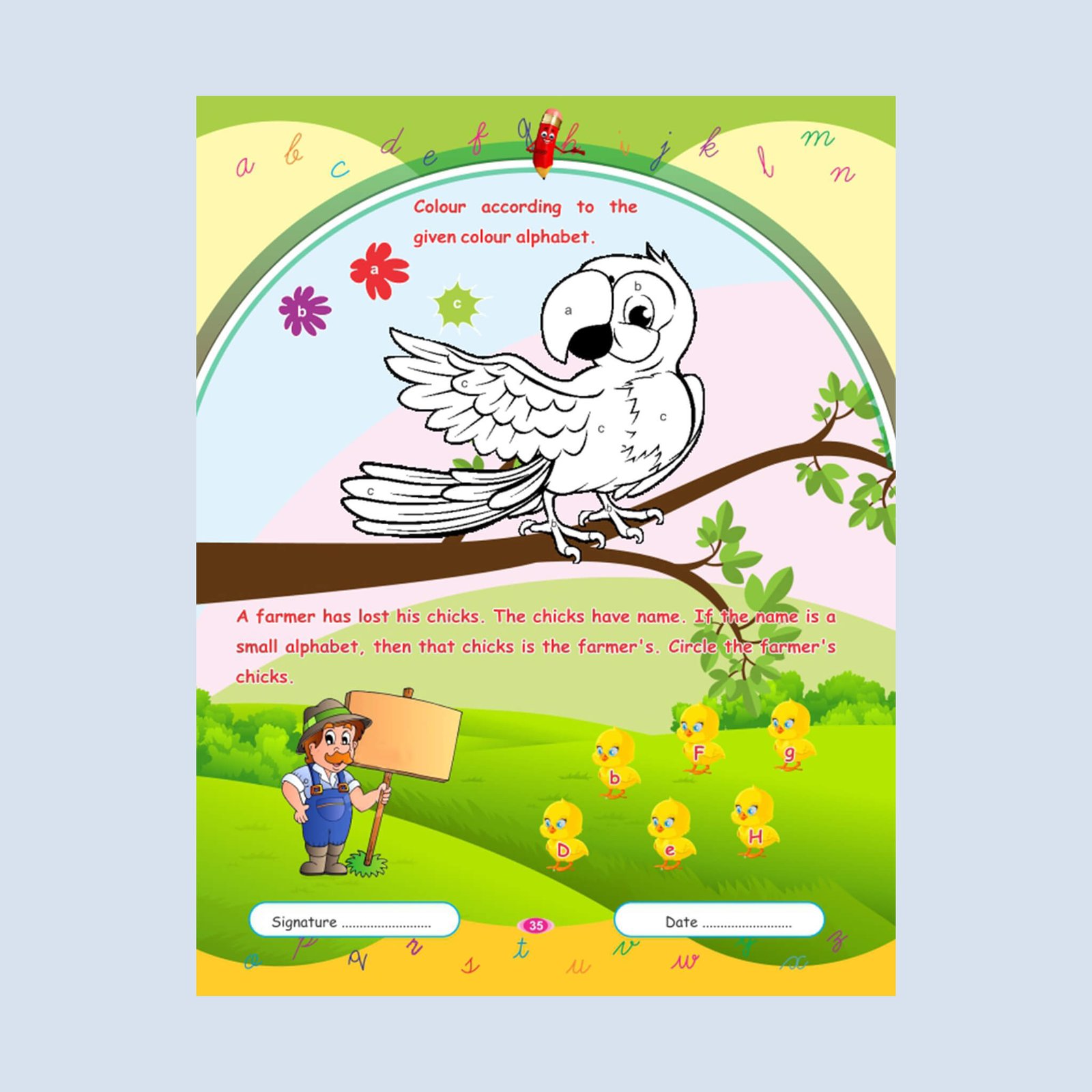 English cursive small letters